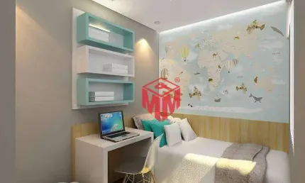Apartamento com 2 dormitórios à venda, 46 m² por r$ 309.000,00 - vila guarani - santo andré/sp