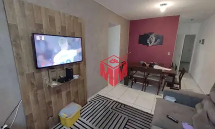 Apartamento com 2 dormitórios à venda, 77 m² por R$ 365.000,00 - Vila Palmares - Santo André/SP