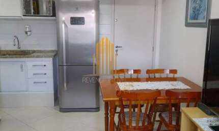 Condomínio Edifício Sampa Residencial em Campos Eliseos, Apartamento Mobiliado de 45m² com 2 dormitó