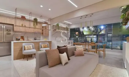 Condomínio arch boa vista localizado em santo amaro, apartamento residencial de 90m² com 2 dormitóri