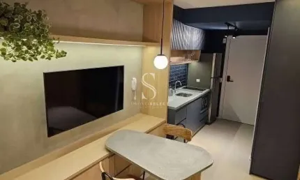 Condominio is perdizes. apto com 26m², 01 dorme, banheiro social e varanda. no bairro - perdizes,sp