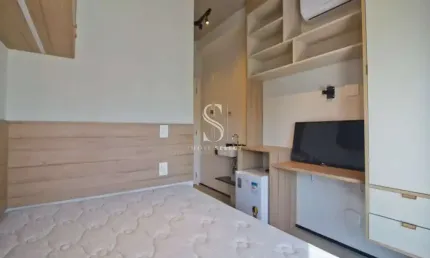 Condomínio Vn Vitacon Vergueiro na Liberdade, Studio Mobiliado de 19m² com 1 dormitório, sem vaga.