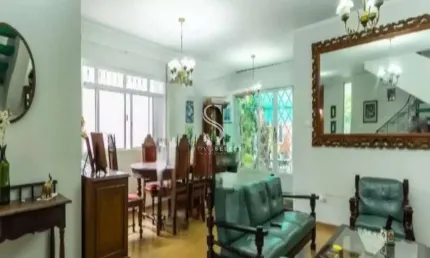 Indianópolis - sp, sobrado residencial de 193m² com 4 dormitórios, 1 suíte, 4 vagas.