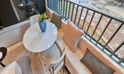 CONDOMÍNIO V3RSO JARDINS - STUDIO DE 23M² COM DORMITÓRIO, BANHEIRO E VARANDA.