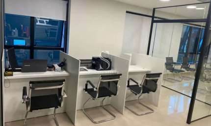 Edifício Number One na Vila Olímpia, Conjunto Comercial de 88m² com 2 vagas.