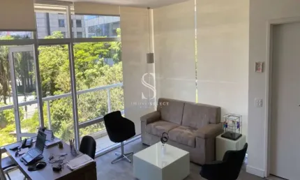 Edificio eoffice berrini, cidade monções- conjunto comercial de 132m² mobiliado, com 6 salas, 3 banh