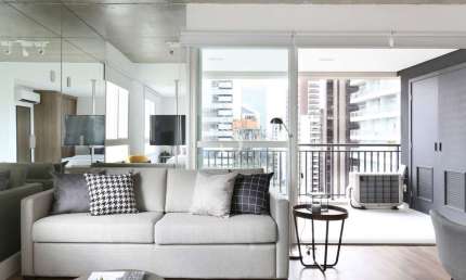 Condominio GEO Berrini na Cidade Monções, Apartamento de 62,17m² com 1 suíte, 1 vaga.