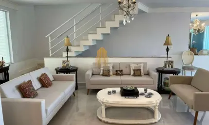Casa sobrado em condomínio residencial com 370m² 5 dormitórios, 4 suítes e 3 vagas no campo belo sp