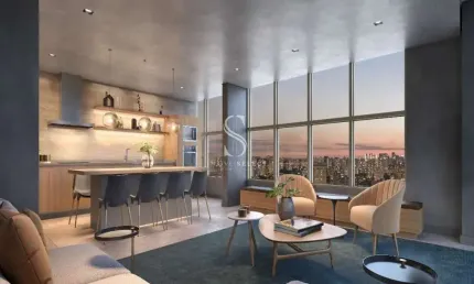 Condomínio Helbor Open Mind na Chácara Santo Antônio, Apartamento Duplex de 120m² com 2 suítes.