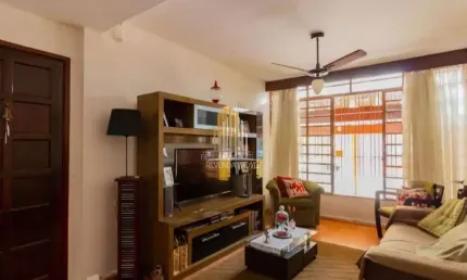 Campo belo - casa terrea de 145m²  de 3 quartos, 3 banheiros e 2 vagas