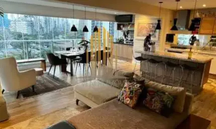 Condomínio Brooklin Xpression na Vila Gertrudes, Apartamento de 132m² com 3 suítes, 2 vagas.