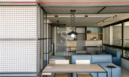 Condominio On Melo Alves Cerqueira Cesar, Studio de 32m² com 1 dormitório, varanda, sem vaga.