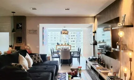 Condomínio practical life brooklin - apartamento mobiliado de 105m2 com 2 quartos, sendo 2 suítes, 2