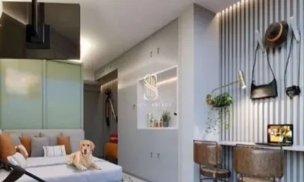 Condominio on paulista no paraiso, studio de 28m² com 1 dormitório, cozinha, sem vaga.
