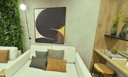 Condomínio Zip Blooklin na Vila Cordeiros, Studio Residencial de 24m² com varanda, sem vaga.