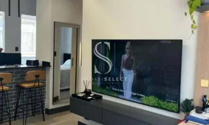 Condomínio jurubatuba no paraíso, apartamento de 52m² com 1 dormitório, sem vaga.