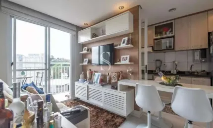 Edificio fatto morumbi- apartamento de 50m² com 2 dormitórios , 1 banheiro e 1 vaga á venda