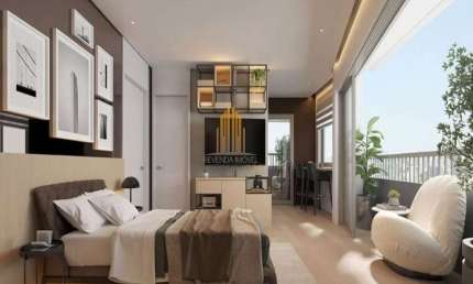 Condomínio Arvorys da Vila Madalena, Studio á venda com 34m² 1 Dormitórios, 1 banheiros, com sacada