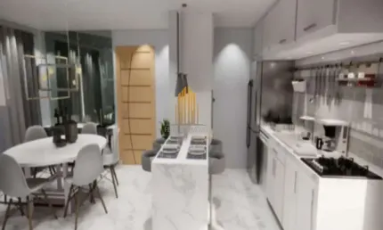 Edificio vila gea, campo grande- apartamento de 75m² com 2 dormitórios, 2 suites e 1 vagas á venda