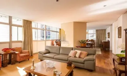 Condominio abaet, consolação- apartamento de 172m² com 3 dormitórios, 1 suite e 1 vagas á venda