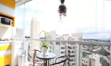 EDIFICIO VIZ PONTE ESTAIADA, REAL PARQUE- APARTAMENTO DE 35m² COM 1 DORMITÓRIO, 1 BANHEIRO, VARANDA