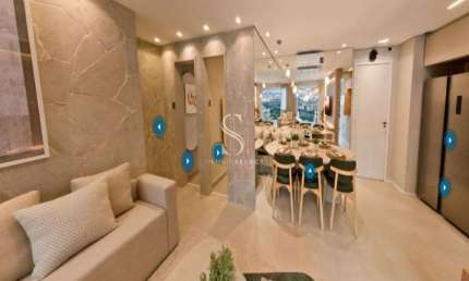 Condomínio Epic Jaguaré, Apartamento de 59m² com 2 dormitórios, 1 suíte, 1 vaga.