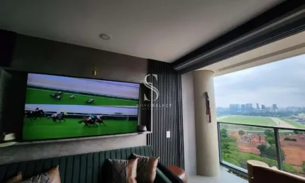 Condomínio parque jockey- pinheiros á studio a venda 38m²  1 banheiro, 1 vaga -  com varanda