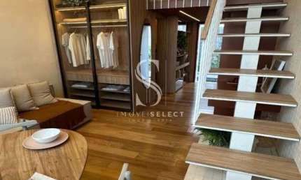 Condomínio Vista Madalena na Vila Madalena, Studio de 35m² com 1 dormitório, 1 banheiro, 1 vaga.