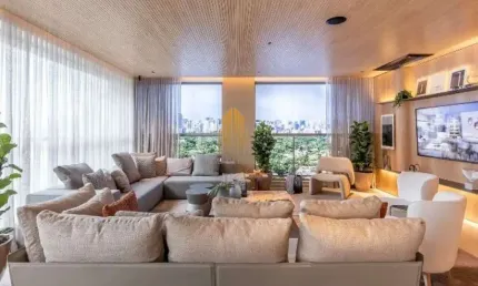 Condominio Gio Jardins no Jardim América, Apartamento de 178m² com 3 suítes, 2 vagas.