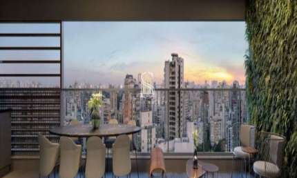 Metropolitan Vila Nova by Helbor na Vila Nova Conceição, Studio de 27m² com varanda, sem vaga.