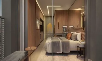 Metropolitan Vila Nova by Helbor na Vila Nova Conceição, Studio de 24m² com varanda, sem vaga.