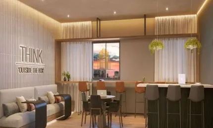 Condomínio star campo belo - loja comercial de 74m² com banheiro e vaga.