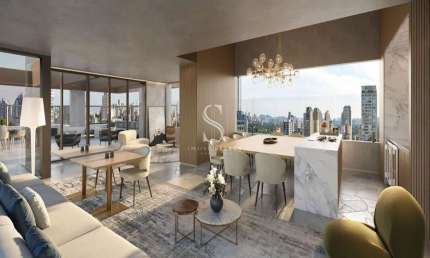 Condominino Mirant Ibirapuera na Vila Clementino, Apartamento de 205m² com 4 suítes, 3 vagas + depós