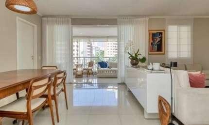 EDIFICIO PAULISTANO, MORUMBI- APARTAMENTO DE 141m² COM 3 DORMITÓRIOS , 3 SUITES E 2 VAGAS Á VENDA
