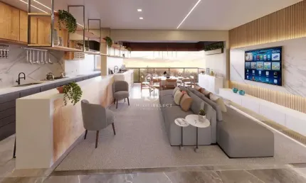 Condomínio Arch Boa Vista, Apartamento de 90m² com 2 suítes, 1 vaga.