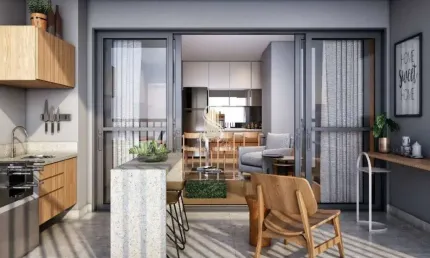 Condominio camino - alto da boa vista, apartamento de 67m² com 2 dormitórios, 1 suíte.