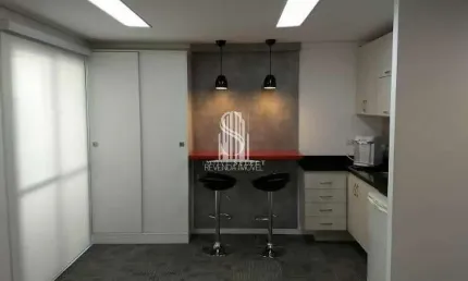Conjunto comercial no condomínio neo offices em santo amaro com 35m2 1 vaga 1 banheiro conjunto come