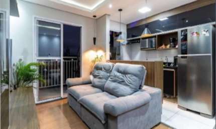 CONDOMINIO SIDE ATLANTICA, APARTAMENTO DE 49M² COM 2 DORMITORIOS, 1 BANHEIRO E 1 VAGA DE GARAGEM.