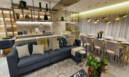 CONDOMÍNIO PALACE BRÁS - APARTAMENTO DE 142M² COM 3 SUÍTES, SALA, 4 BANHEIROS E 2 VAGAS.