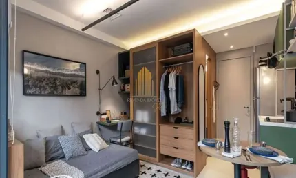 Condominio Is Vila Buarque - Republica, Studio de 26m² sem vaga.