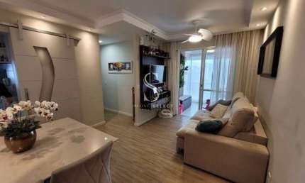 CONDOMINIO DUO RESIDENCIAL , APARTAMENTO DE 64m² COM 2 DORMI, 1 SUITE E 2 VAGAS Á VENDA NO BAIRRO SA