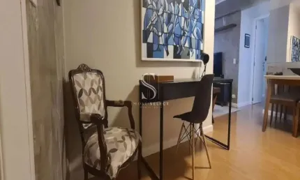 Condomínio saint laurent. vila olimpia. apartamento á venda 82m² 1 dormitório, 1 banheiro e vaga.