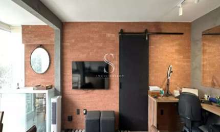 Condomínio Torino na Vila Andrade, Apartamento de 38m² com 1 dormitório, varanda e 1 vaga.