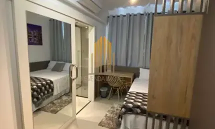 Condomínio vn turiassu 1473 em perdizes, studio de 18m² sem vaga.