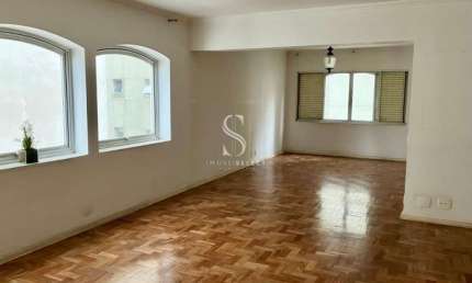 Condomínio Edifício Mediterranee no Jardim Paulista, Apartamento de 131m² com 2 dormitórios, 1 suíte
