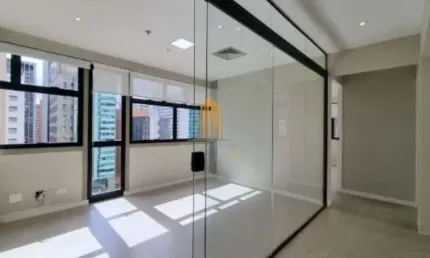 Edifício city first no paraíso, conjunto comercial de 90m² com 4 salas, 3 vagas.