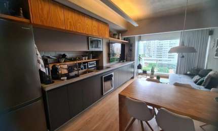 New Age Michigan no Brooklin, Apartamento Mobiliado à venda de 48m² com 1 suíte, 1 banheiro e 1 vaga