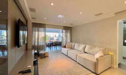 Condomínio Ideal Brooklin - Apartamento de 138m² com 3 suítes e 2 vagas.