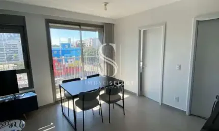 Condomínio la vida alto da boa vista em santo amaro, apartamento de 37m² com 1 dormitório, sem vaga.