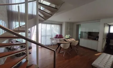 Condomínio the blue loft em moema, apartamento de 104m² com 1 suíte, 2 vagas.